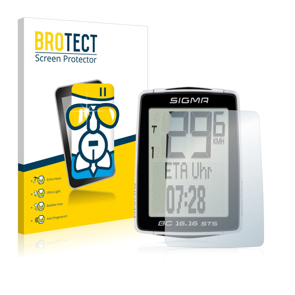 BROTECT AirGlass Glass Screen Protector for Sigma BC 16.16 STS