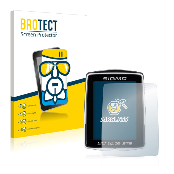 BROTECT AirGlass Glass Screen Protector for Sigma BC 14.16 STS