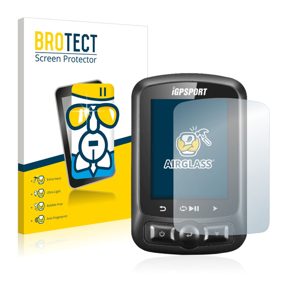 BROTECT AirGlass Glass Screen Protector for igpsport iGS618
