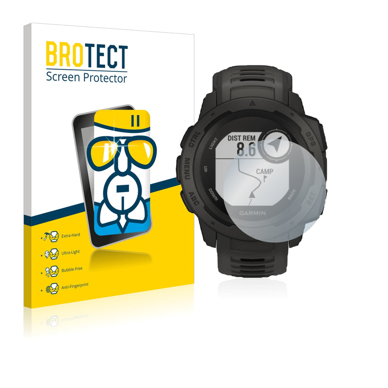 BROTECT AirGlass Glass Screen Protector for Garmin Instinct