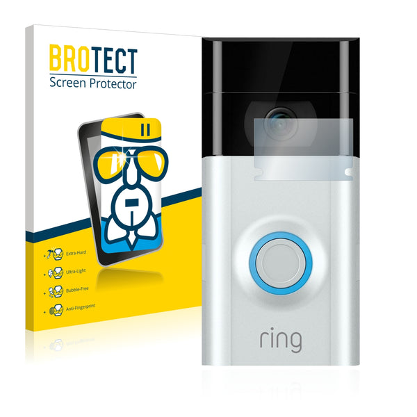 BROTECT AirGlass Glass Screen Protector for Ring Doorbell 2 (Lens)