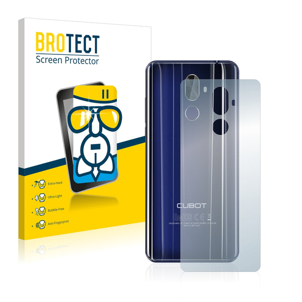 BROTECT AirGlass Glass Screen Protector for Cubot X18 Plus (Back)