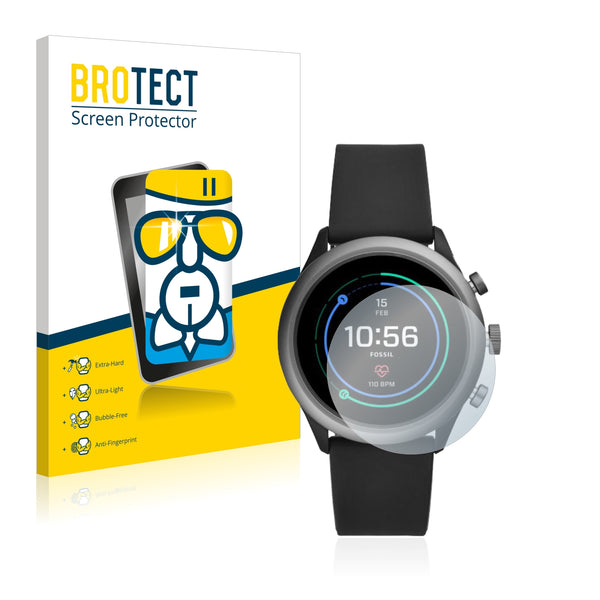 BROTECT AirGlass Glass Screen Protector for Fossil Sport (43 mm)