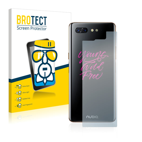 BROTECT AirGlass Glass Screen Protector for ZTE Nubia X (Back)