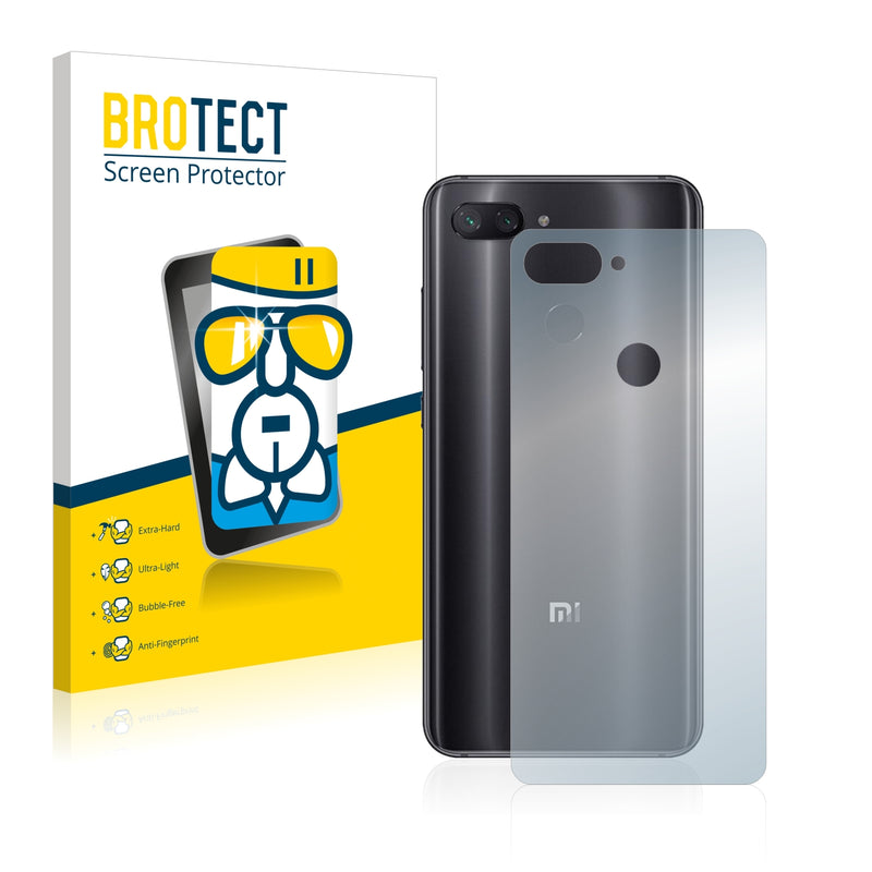 BROTECT AirGlass Glass Screen Protector for Xiaomi Mi 8 Lite (Back)