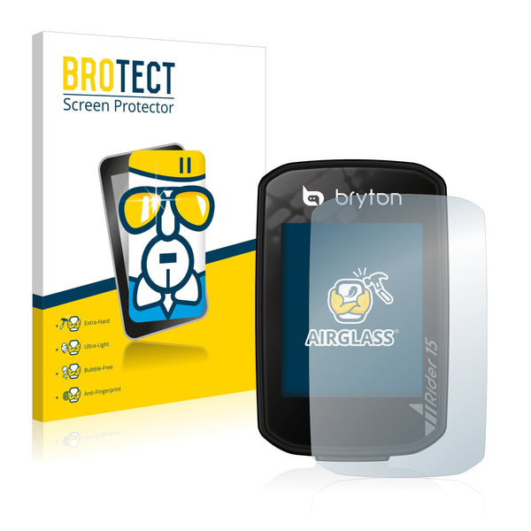 BROTECT AirGlass Glass Screen Protector for Bryton Rider 15