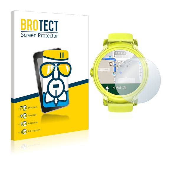 BROTECT AirGlass Glass Screen Protector for Mobvoi Ticwatch E Lemon