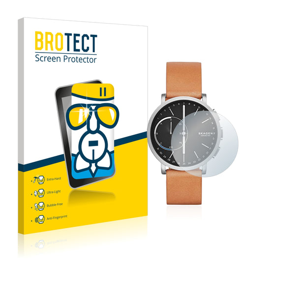 BROTECT AirGlass Glass Screen Protector for Skagen Unisex Hybrid Smartwatch SKT1104