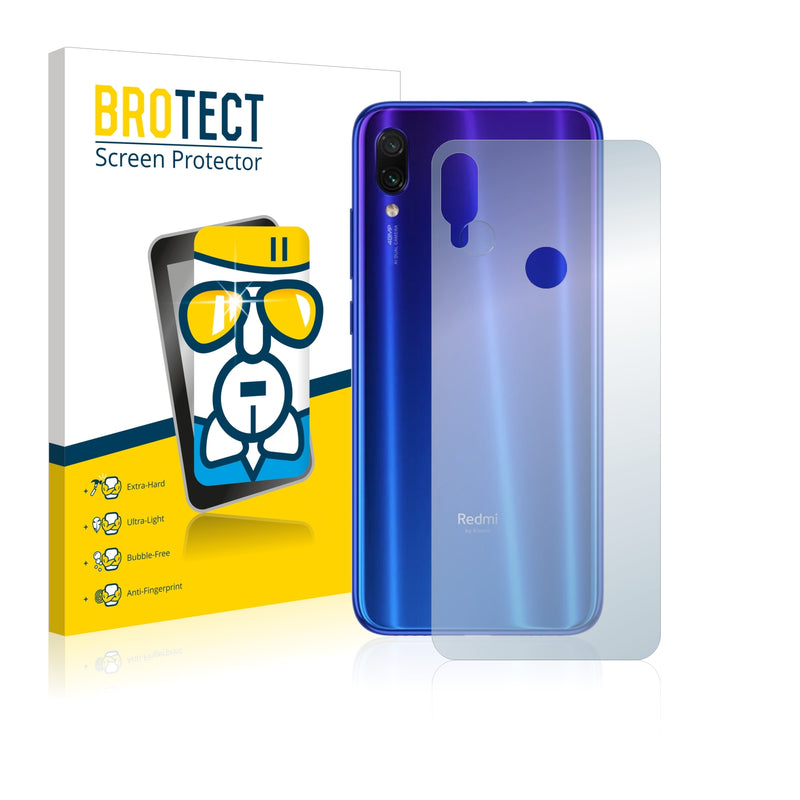 BROTECT AirGlass Glass Screen Protector for Xiaomi Redmi Note 7 (Back)