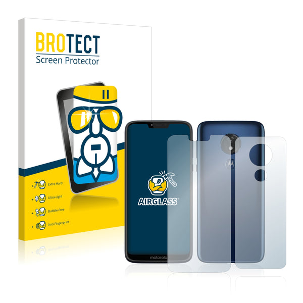 BROTECT AirGlass Glass Screen Protector for Motorola Moto G7 Power (Front + Back)
