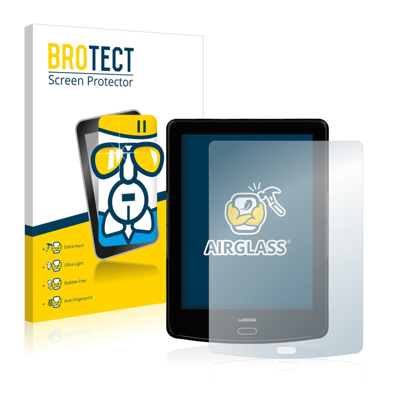 BROTECT AirGlass Glass Screen Protector for inkBOOK Prime