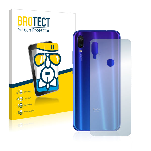 BROTECT AirGlass Glass Screen Protector for Xiaomi Redmi Note 7 Pro (Back)