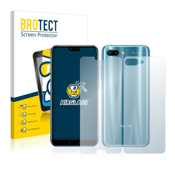 BROTECT AirGlass Glass Screen Protector for Honor 10 (Front + Back)