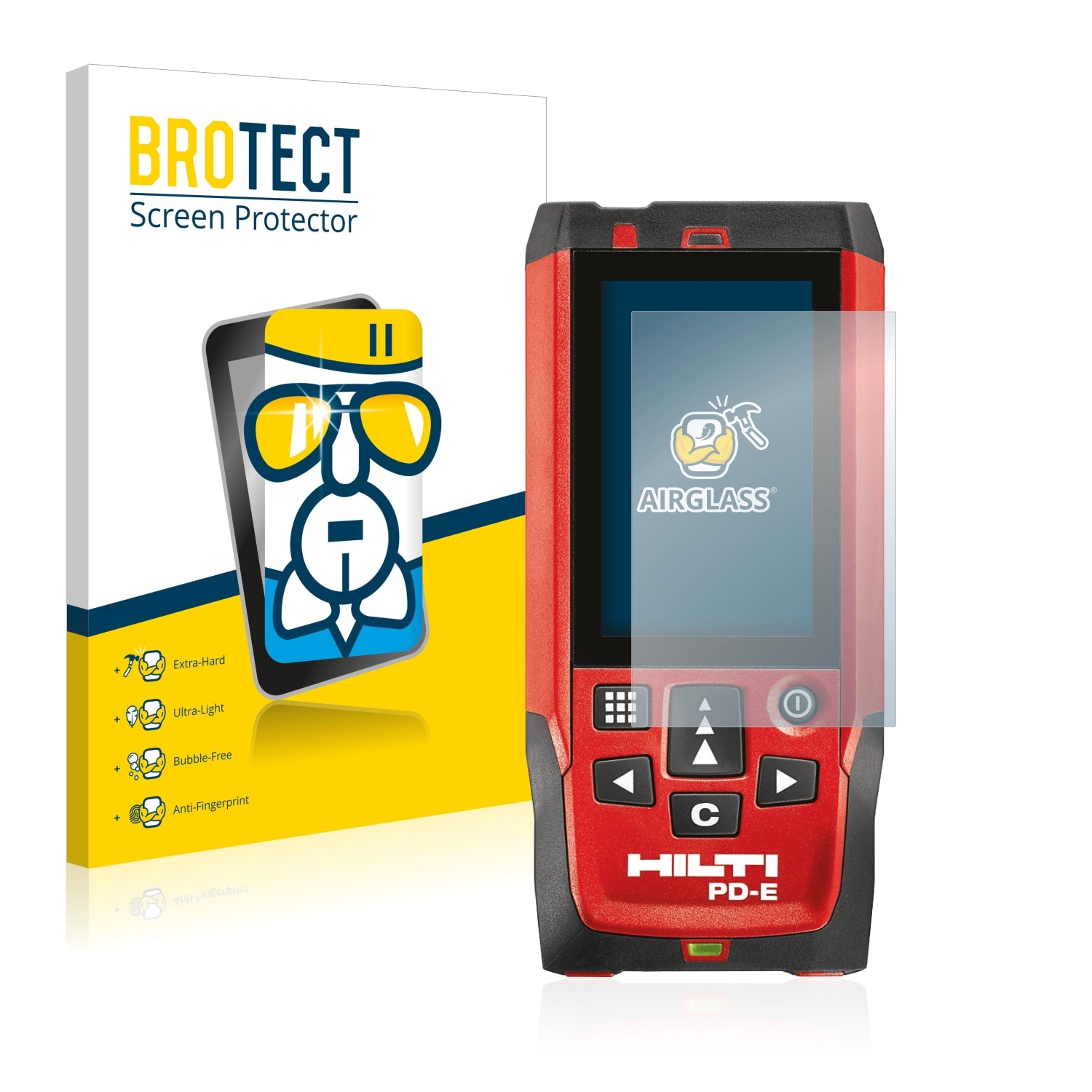 BROTECT AirGlass Glass Screen Protector for Hilti PD-E - ScreenShield