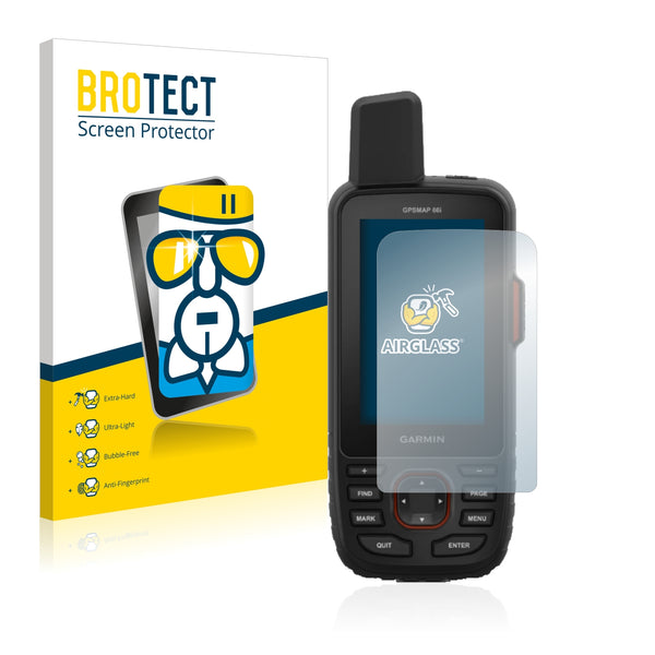 BROTECT AirGlass Glass Screen Protector for Garmin GPSMAP 66i