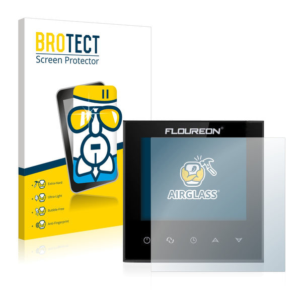 BROTECT AirGlass Glass Screen Protector for Floureon Smart Wifi HY03WE