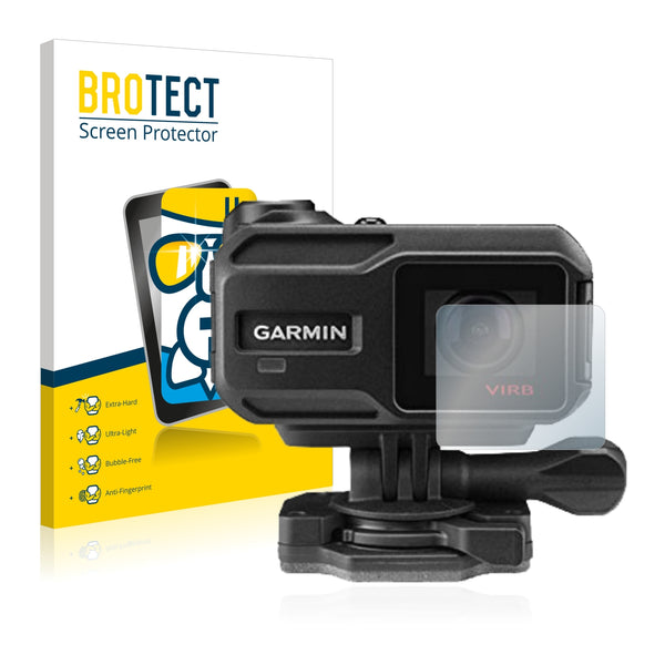 BROTECT AirGlass Glass Screen Protector for Garmin Virb X (Lens)