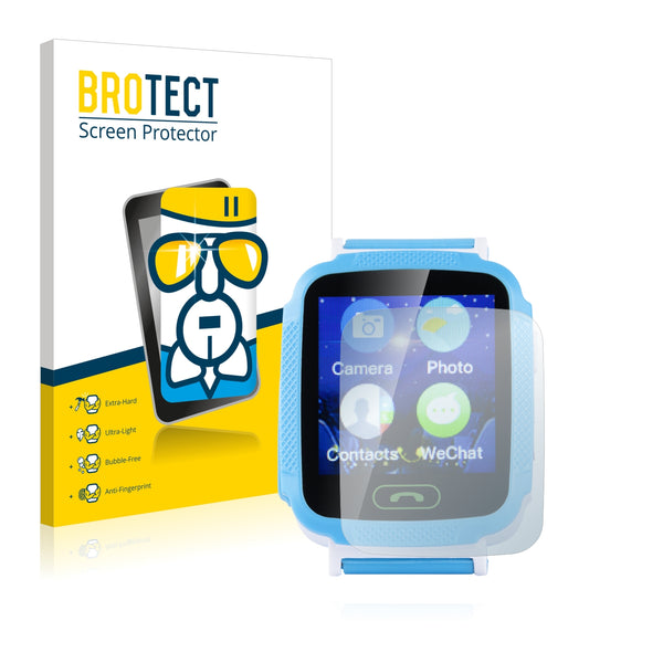 BROTECT AirGlass Glass Screen Protector for GoClever Kiddy GPS Watch