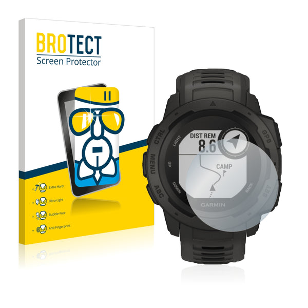 BROTECT AirGlass Glass Screen Protector for Garmin Instinct Tactical Edition