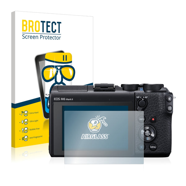 BROTECT AirGlass Glass Screen Protector for Canon EOS M6 Mark II