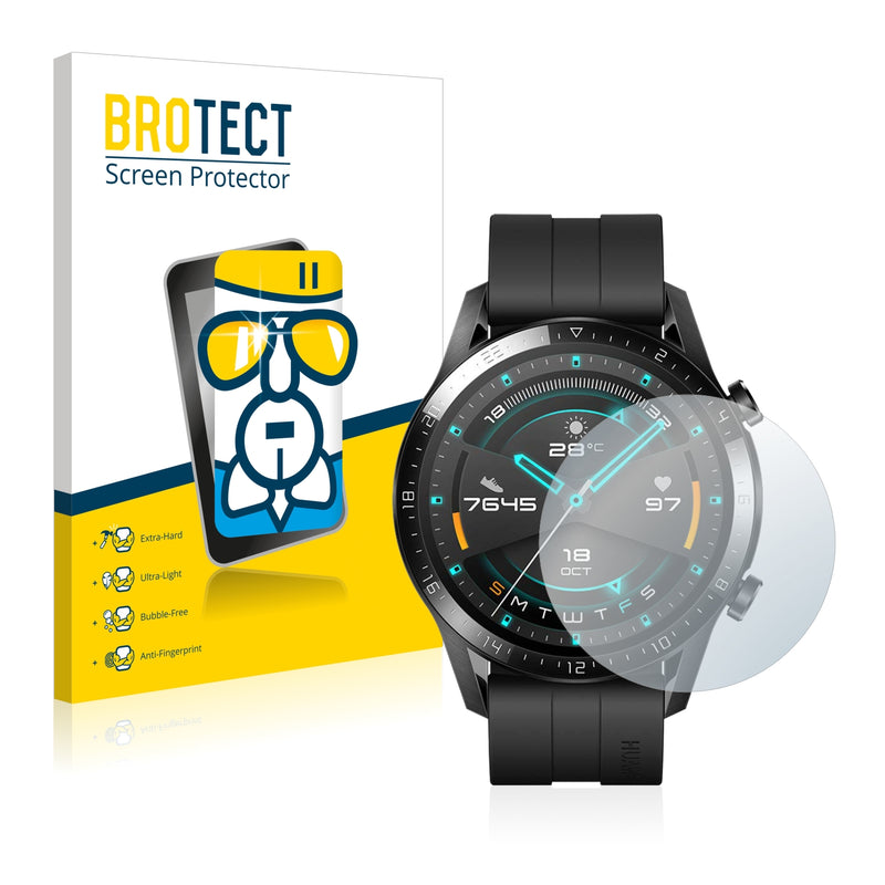 BROTECT AirGlass Glass Screen Protector for Huawei Watch GT 2 (46 mm)