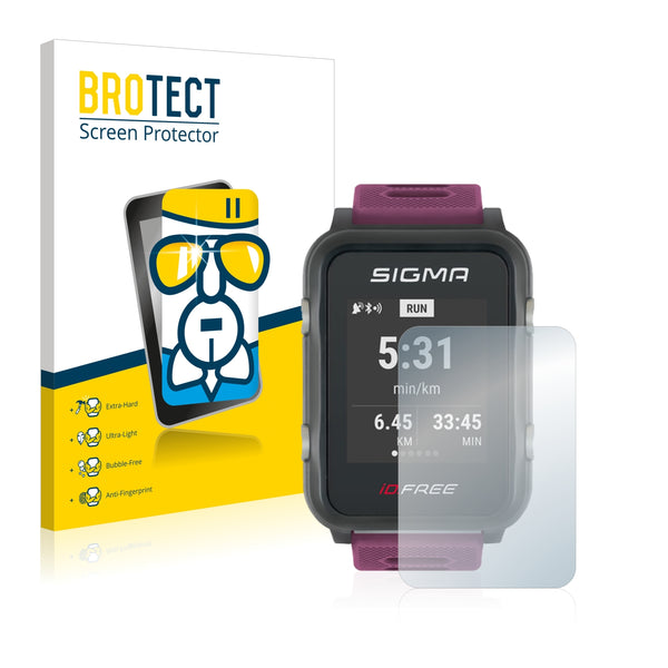 BROTECT AirGlass Glass Screen Protector for Sigma iD Free