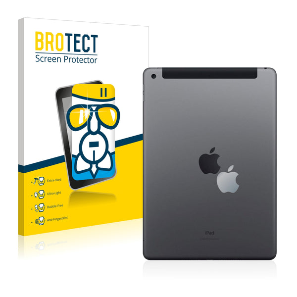 BROTECT AirGlass Glass Screen Protector for Apple iPad WiFi Cellular 10.2 2019 (Logo)