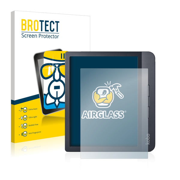 BROTECT AirGlass Glass Screen Protector for Kobo Libra H2O