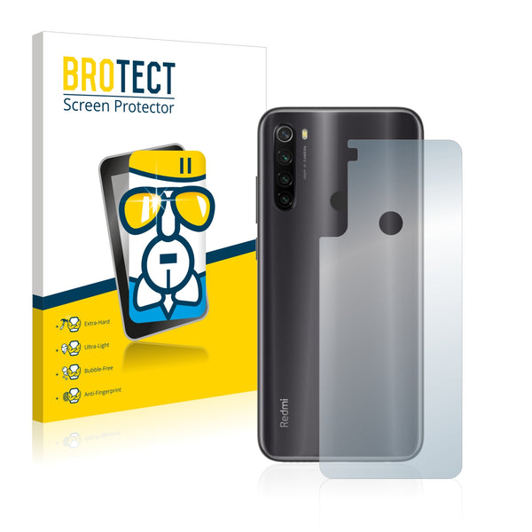 BROTECT AirGlass Glass Screen Protector for Xiaomi Redmi Note 8T (Back)