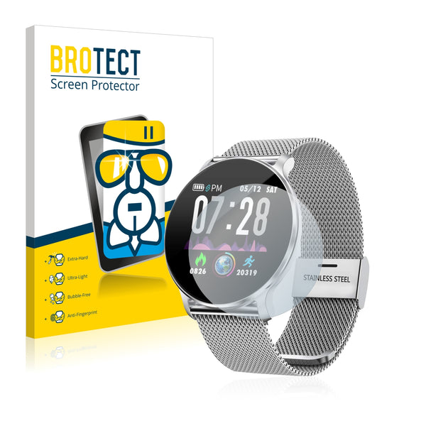 BROTECT AirGlass Glass Screen Protector for moreFIT Fitness Tracker SW306