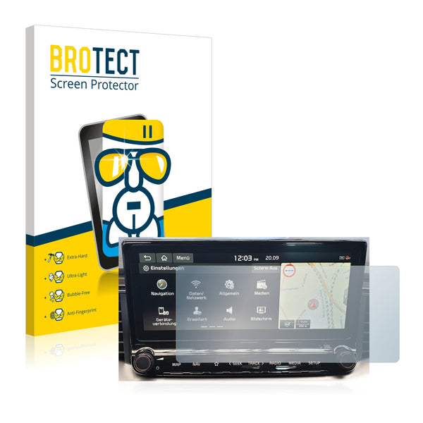 BROTECT AirGlass Glass Screen Protector for Kia XCeed 10.25 Navigation