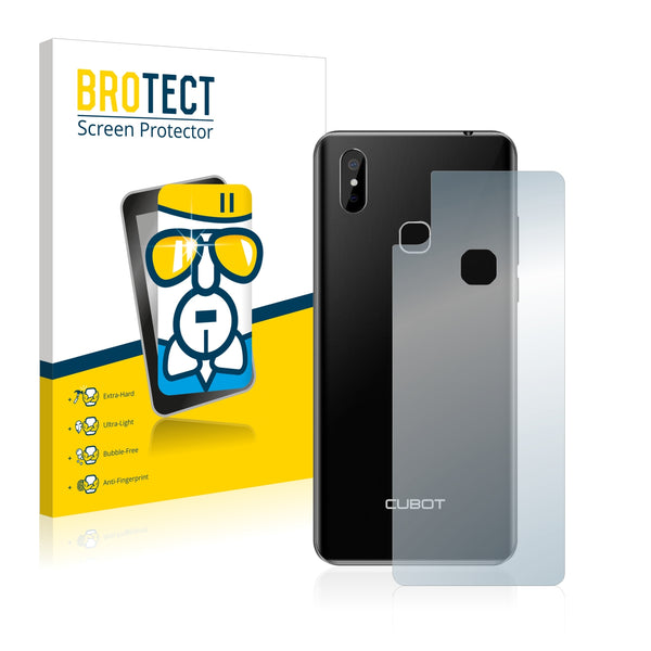 BROTECT AirGlass Glass Screen Protector for Cubot Max 2 (Back)