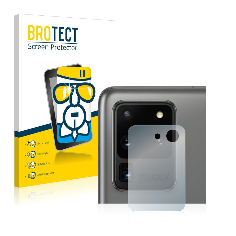 BROTECT AirGlass Glass Screen Protector for Samsung Galaxy S20 Ultra (Camera)