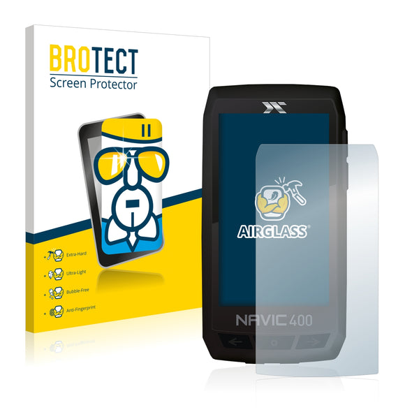 BROTECT AirGlass Glass Screen Protector for Ciclo Navic 400