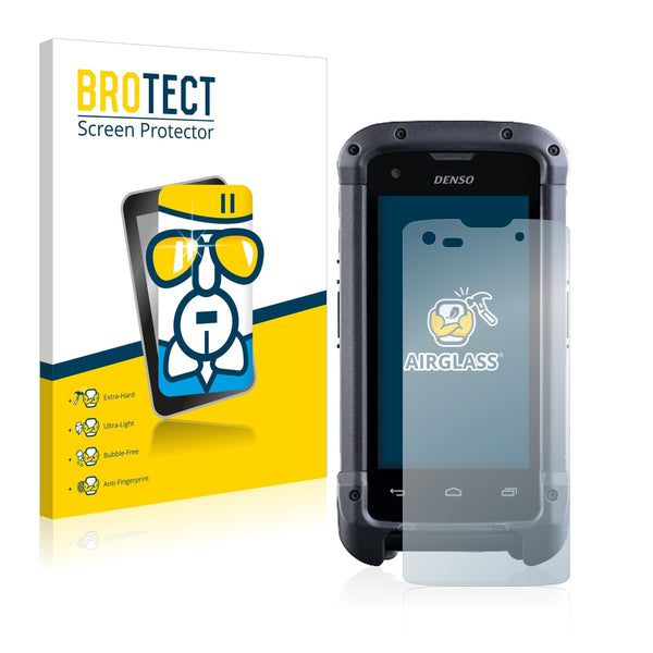 BROTECT AirGlass Glass Screen Protector for Denso BHT-1600 Rugged Version