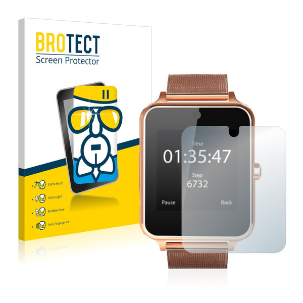 BROTECT AirGlass Glass Screen Protector for Smartek Fitness Tracker SW832