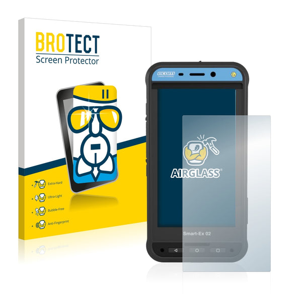 BROTECT AirGlass Glass Screen Protector for Ecom Smart-Ex 02 DZ1