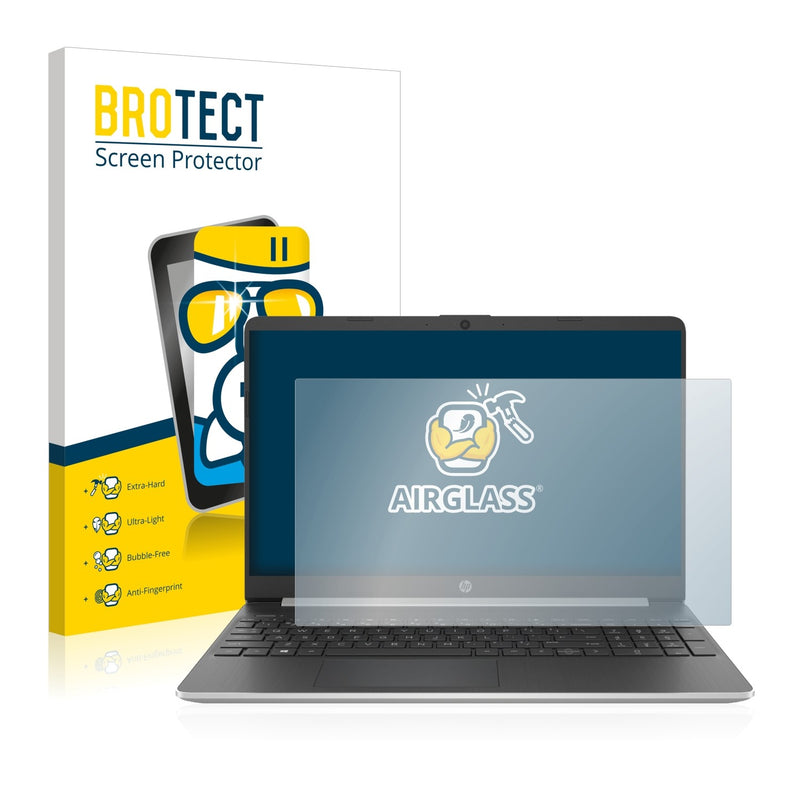 BROTECT AirGlass Glass Screen Protector for HP 15-dw1740ng