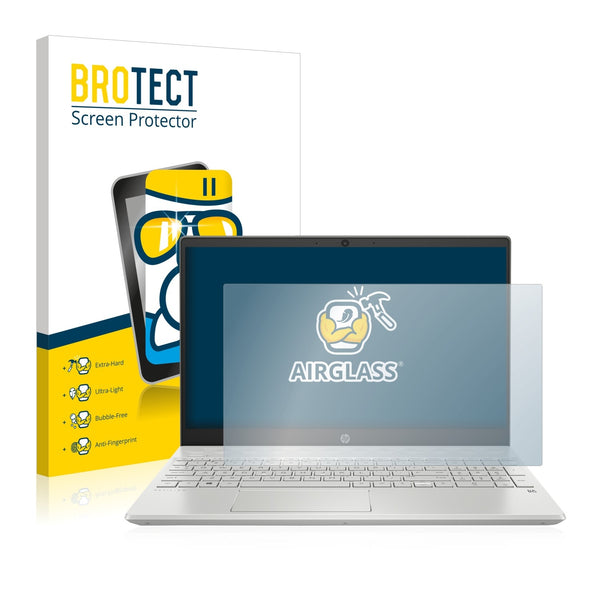 BROTECT AirGlass Glass Screen Protector for HP Pavilion 15-cs3710ng