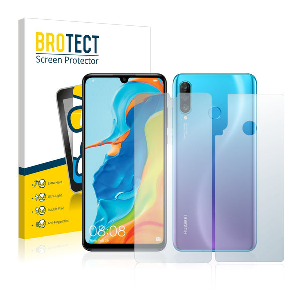 BROTECT AirGlass Glass Screen Protector for Huawei P30 lite New Edition (Front + Back)