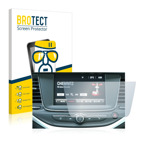 BROTECT AirGlass Glass Screen Protector for Opel Grandland X Hybrid 2020 IntelliLink 5.0