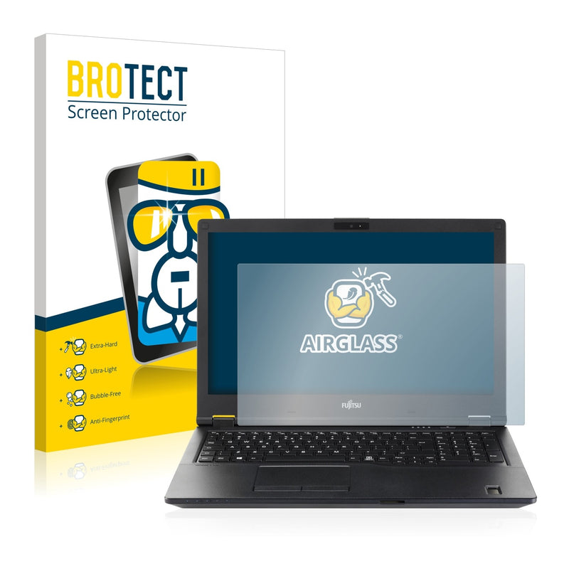 BROTECT AirGlass Glass Screen Protector for Fujitsu Lifebook E5510