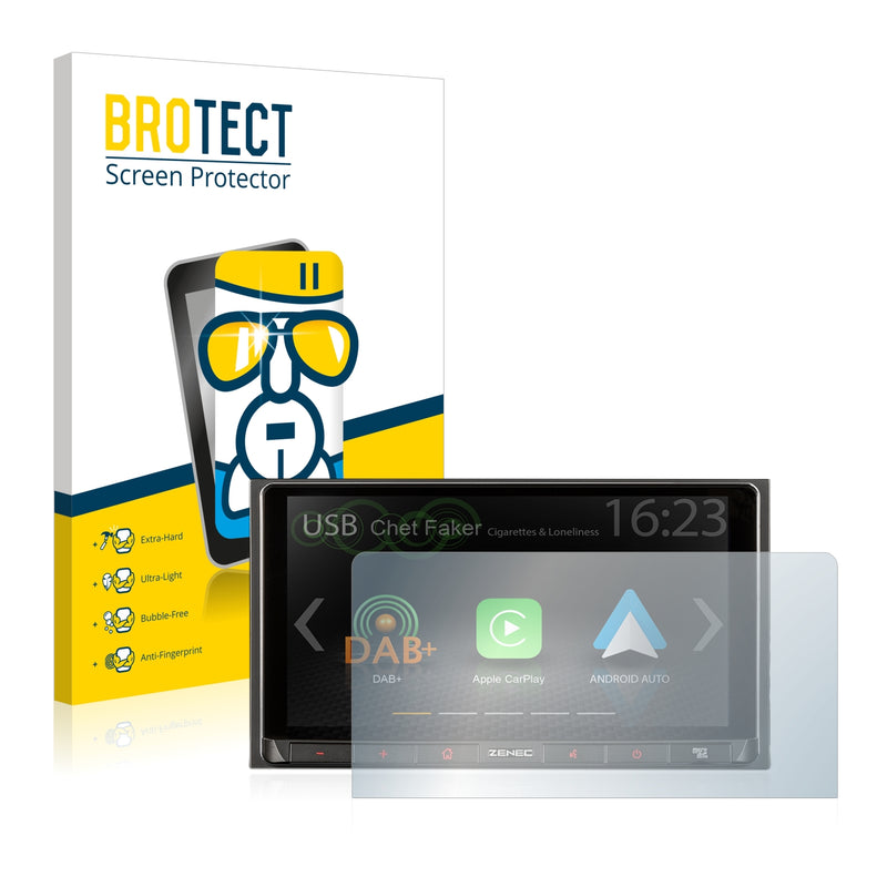 BROTECT AirGlass Glass Screen Protector for Zenec Z-N528