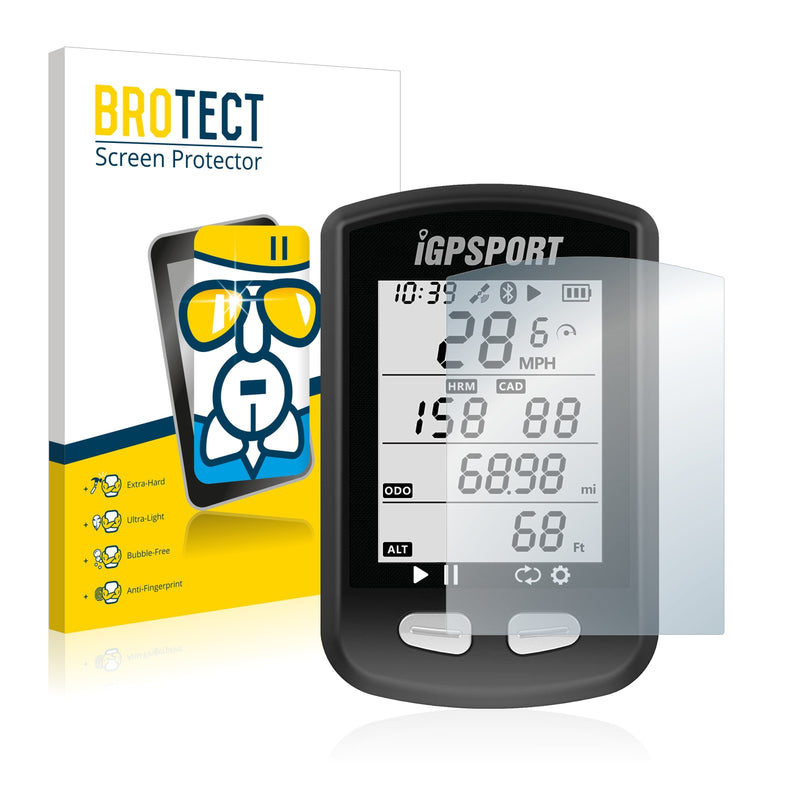 BROTECT AirGlass Glass Screen Protector for igpsport iGS10S