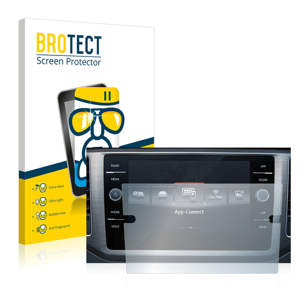 BROTECT AirGlass Glass Screen Protector for Volkswagen Golf Sportsvan 2020 Infotainment System