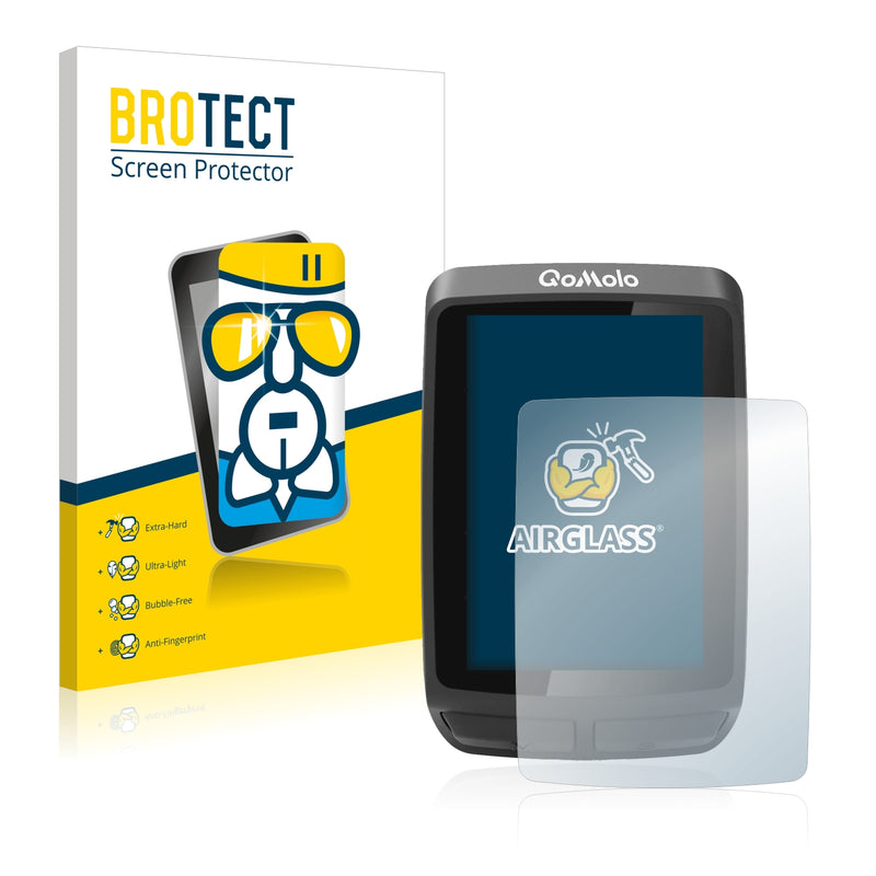 BROTECT AirGlass Glass Screen Protector for Qomolo Bike Computer