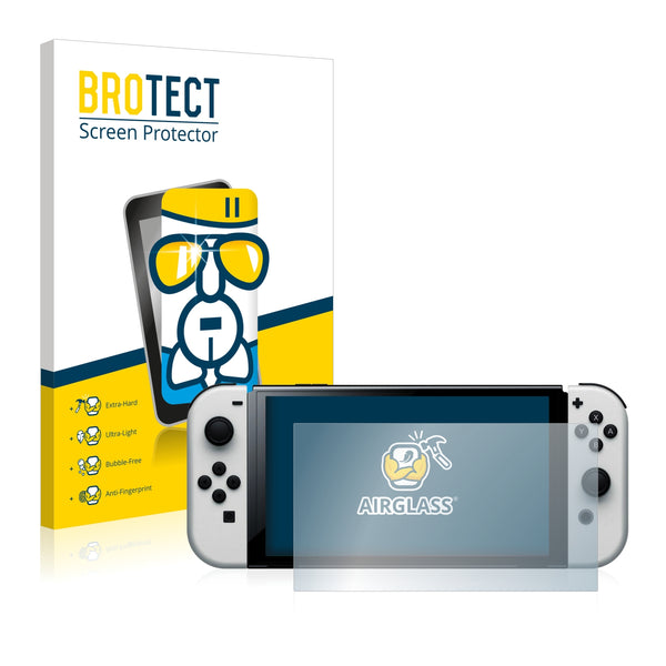 BROTECT AirGlass Glass Screen Protector for Nintendo Switch OLED-Modell