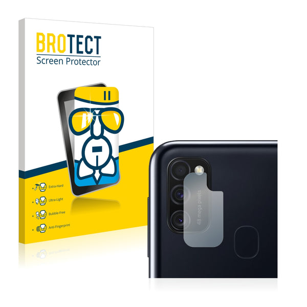 BROTECT AirGlass Glass Screen Protector for Samsung Galaxy M21 2021 (ONLY Camera)