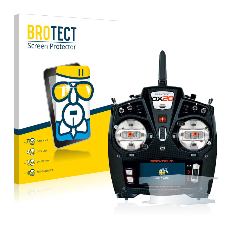 BROTECT AirGlass Glass Screen Protector for Spektrum DX20