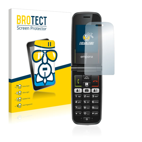 BROTECT AirGlass Glass Screen Protector for Emporia emporiaACTIVEglam